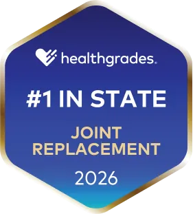 Healthgrades #1 In State Joint Replacement 2026